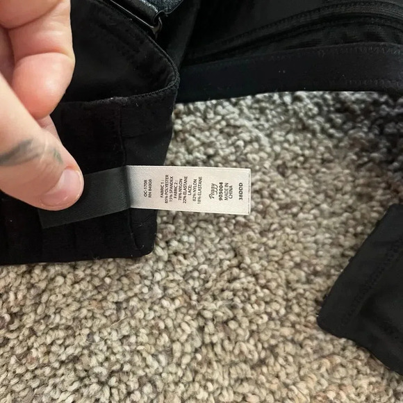 Paramour Marvelous Peggy‎ Full Figure Side-Smoother Bra 38DDD 38F Black 905004 - Picture 12 of 12